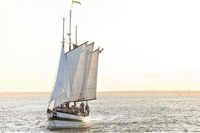 Afternoon Schooner Sightseeing Dolphin Cruise on Charleston Harbor - The harbor route that connects Blackbeard, Patriots Point, and downtown sights