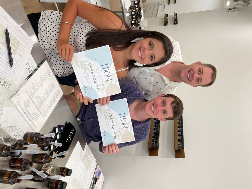 Charleston: Custom Perfume or Cologne Making Experience - What You Take Home: Certificate, Lavender Soap, Postcard, and More