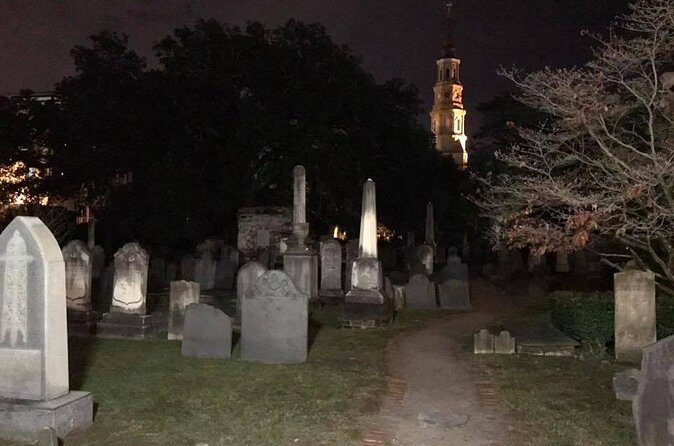 Charleston Ghost & Graveyard Night-Time Guided Walking Tour - Stop 2 in downtown: Historic District ghost stops and a route that shifts