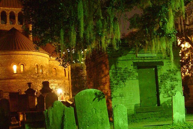 Charleston Ghost & Graveyard Night-Time Guided Walking Tour - The 18 Anson St meeting point and how the tour flow works