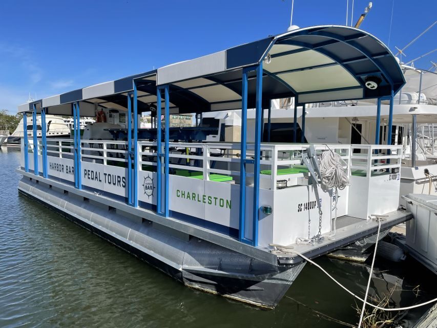 Charleston: Harbor Bar Pedal Boat Party Cruise - Where to meet: Ripley Light Marina, Dock C, and the La Quinta clue