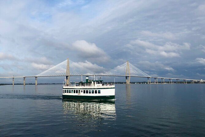 Charleston Harbor History Day-Time or Sunset Boat Cruise - Bridges, Waterfront Park Views, and Wildlife Chances