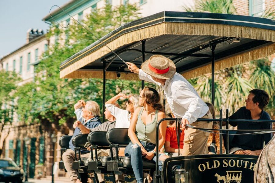 Charleston: Historical Downtown Tour by Horse-drawn Carriage - The 1-Hour Loop: Harbor Views, Rainbow Row, and King Street