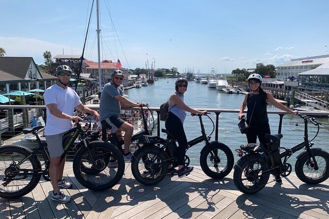 Charleston: Low Country and Shores E-Bike Tour - Old Village Lanes Under Spanish Moss