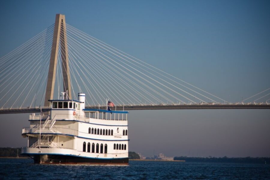 Charleston: Luxury Harbor Dinner Cruise - The Route: Fort Sumter, The Battery, and the Ravenel Bridge Without the Hassle
