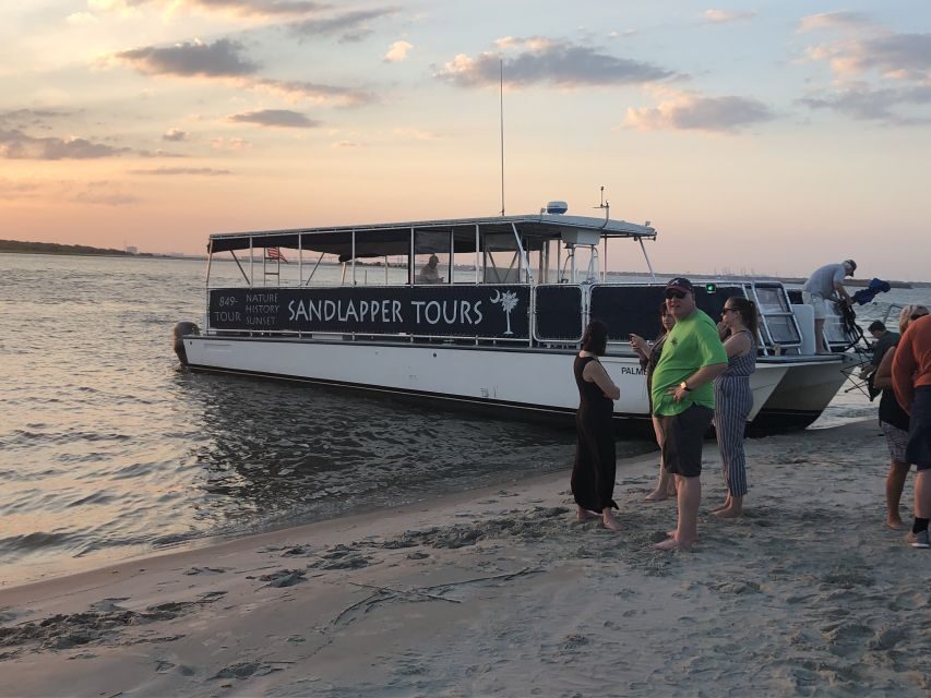Charleston: Morris Island Nature Boat Tour with Naturalist - Morris Island beach time: shell hunting with context