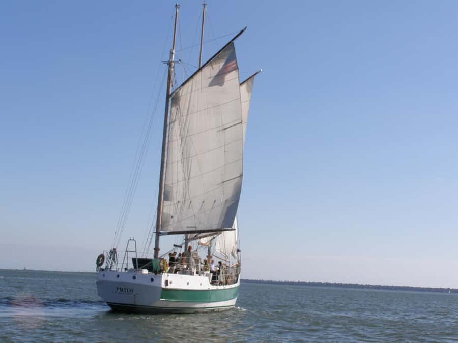 Charleston: Schooner Sailing Harbor Tour & Dolphin Watch - Where to start: the dock left of the SC Aquarium