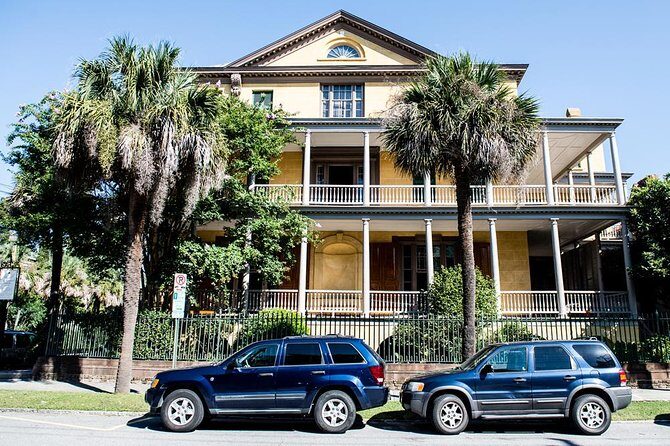 Charleston See-It-All City Bus Tour with Adventure Sightseeing - Waterfront Park Views: Fort Sumter, Lighthouse at Distance, and Castle Pinckney