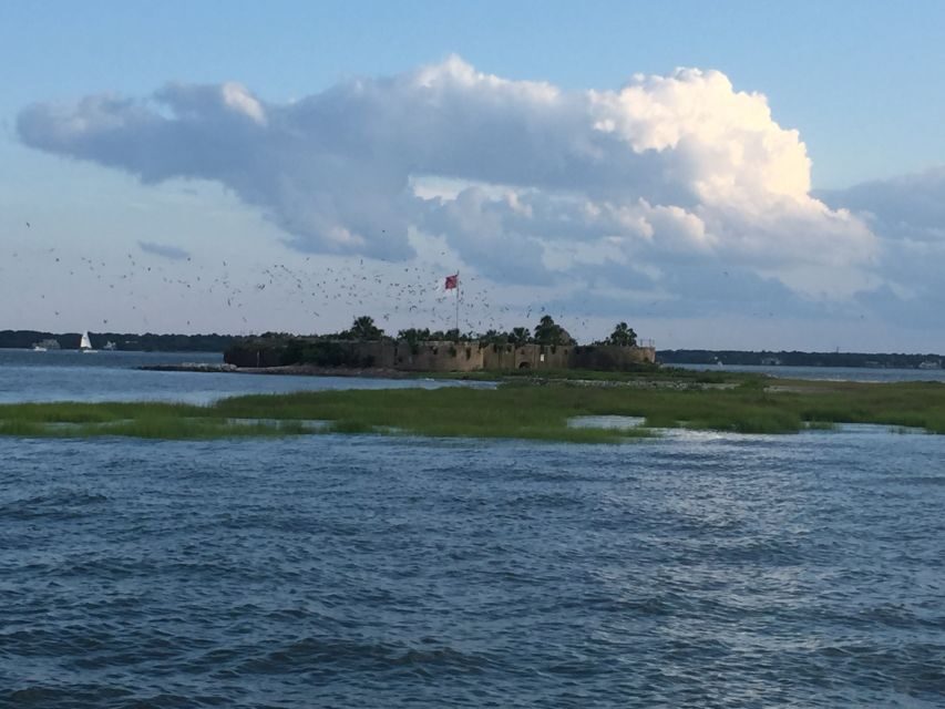 Charleston: Sunset Harbor Cruise - Dolphins, Shore Birds, and the On-Board Storytelling Mix