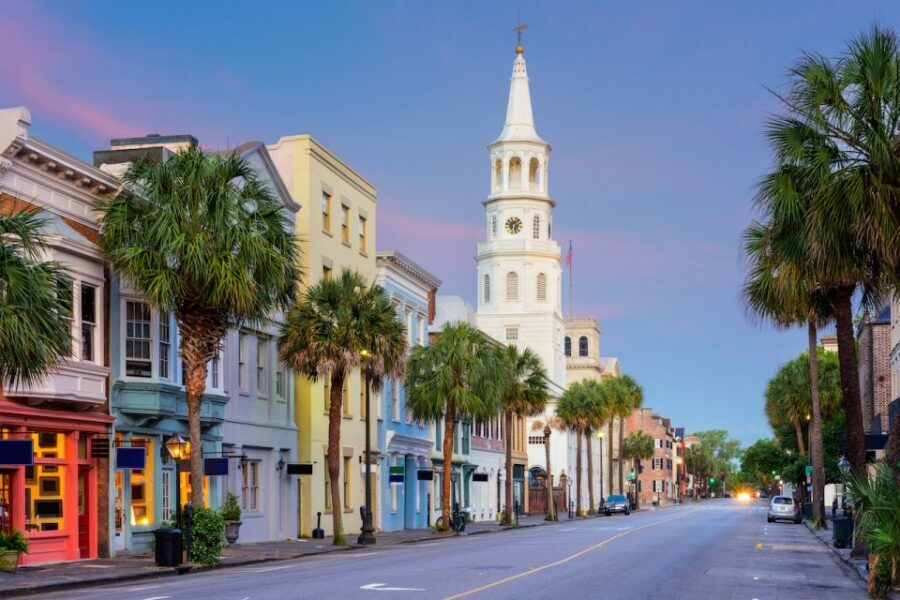 Charleston walking tour with a Citadel history professor - French Huguenot Church and Faith in the Holy City
