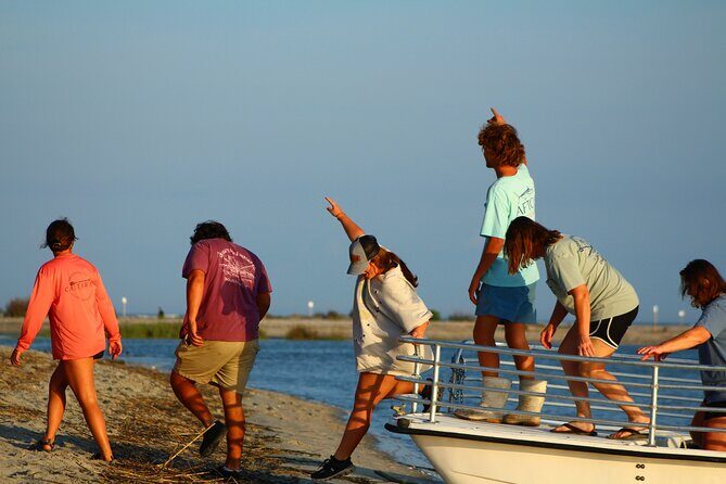 Folly Beach Eco Boat Excursion and Morris Island Drop Off - Cruise time on the Folly River: marsh channels, birds, and dolphin chances