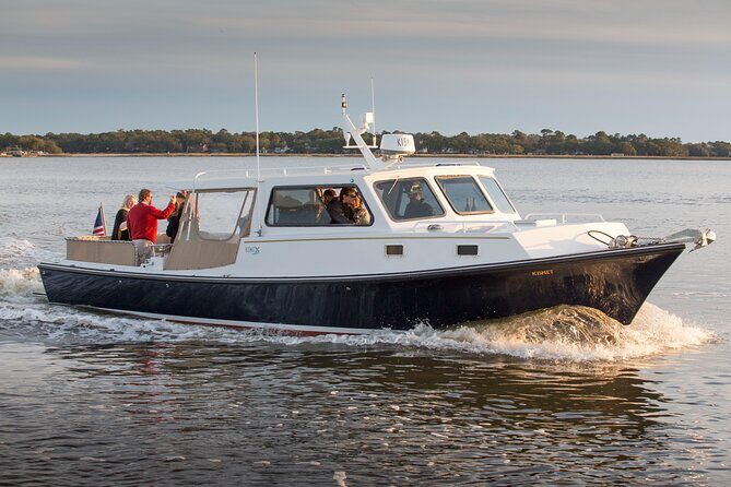 Private Afternoon Harbor Cruise on Kismet for parties up to 20 - Patriots Point and the Arthur Ravenel Jr. Bridge From a Moving Deck
