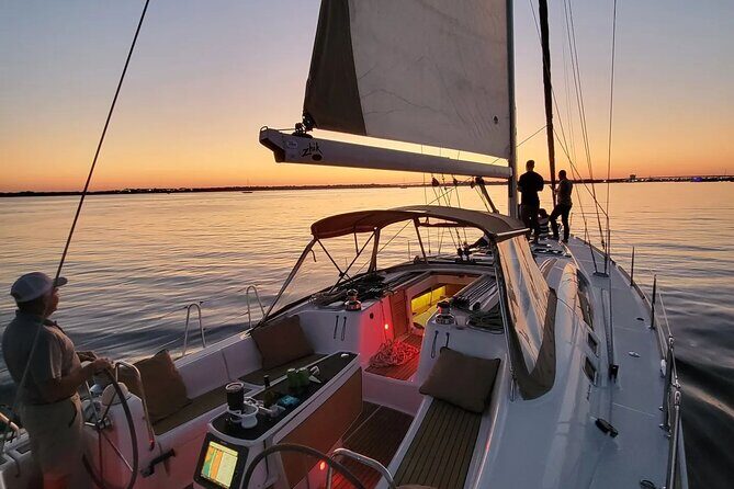 Private Luxury Sunset Sail on the 50ft Sailing Yacht Fate BYOB - USS Yorktown and USS Laffey: Seeing Military History from the Harbor