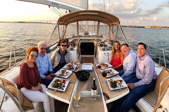 Private Morning Sail/ Dolphin Tour on 50ft Fate, BYOB or Catering - The route: Charleston Battery to Ravenel Bridge from the water