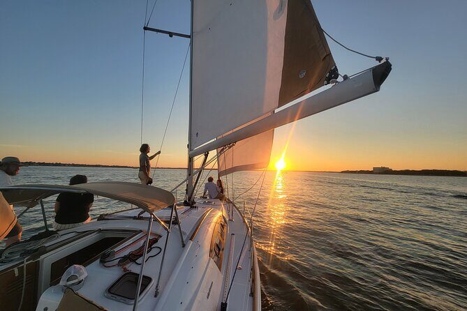 Private Sunset Sail BYOB Dolphin/History Tours on 43ft Mystique - Ravenel Bridge Pass-By: The Photo Moment Without the Crowd